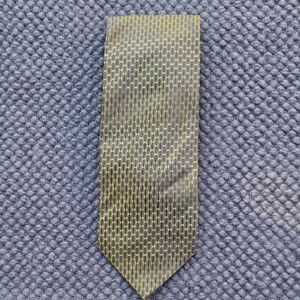 Sophisticated Gold and Black Men's Tie
